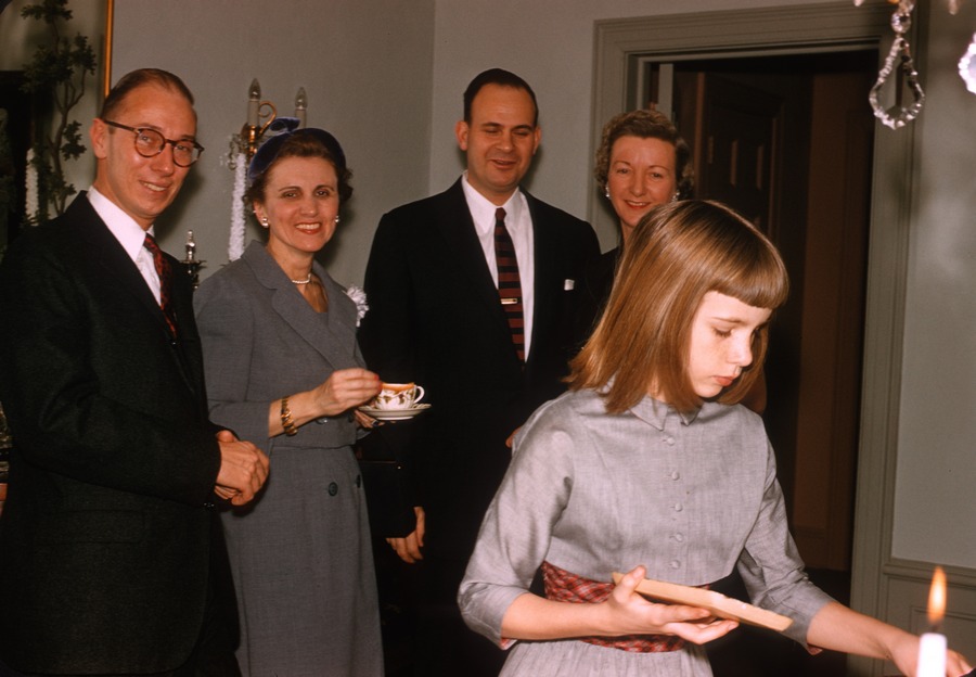 Grandmas Party March 1958 3