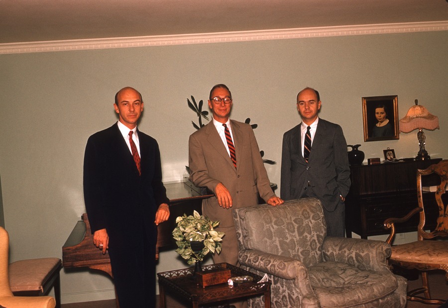 Thanksgiving 1957 4 Ken Norm Fred