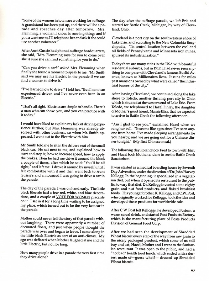 During My Lifetime, by Gretchen Wiss Sinon: Page 43