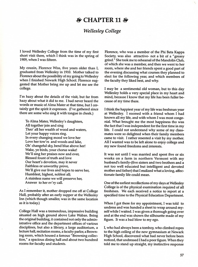 During My Lifetime, by Gretchen Wiss Sinon: Page 57