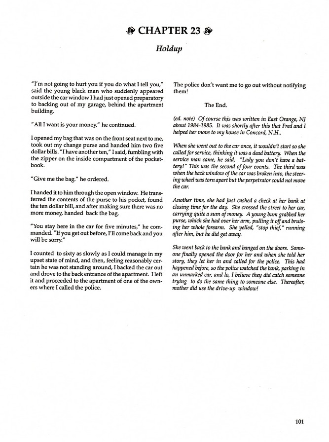 During My Lifetime, by Gretchen Wiss Sinon: Page 101