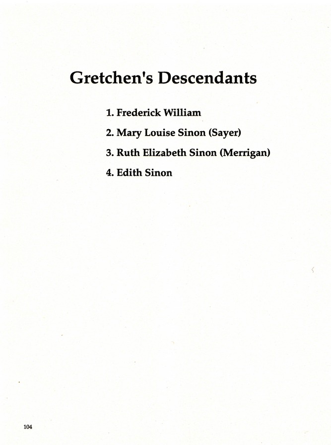 During My Lifetime, by Gretchen Wiss Sinon: Page 104