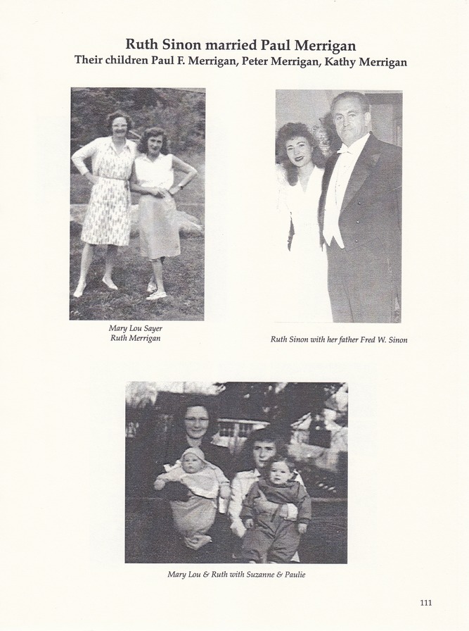During My Lifetime, by Gretchen Wiss Sinon: Page 111