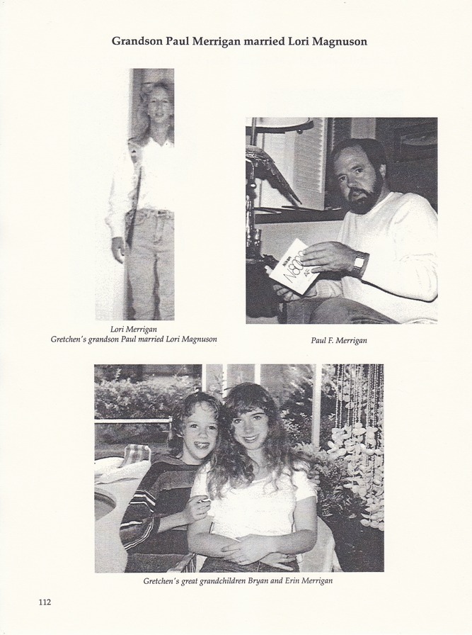 During My Lifetime, by Gretchen Wiss Sinon: Page 112