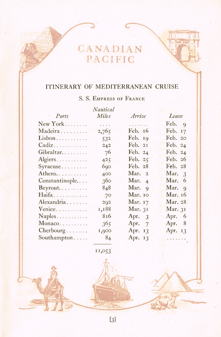 Passenger List: Page 3
