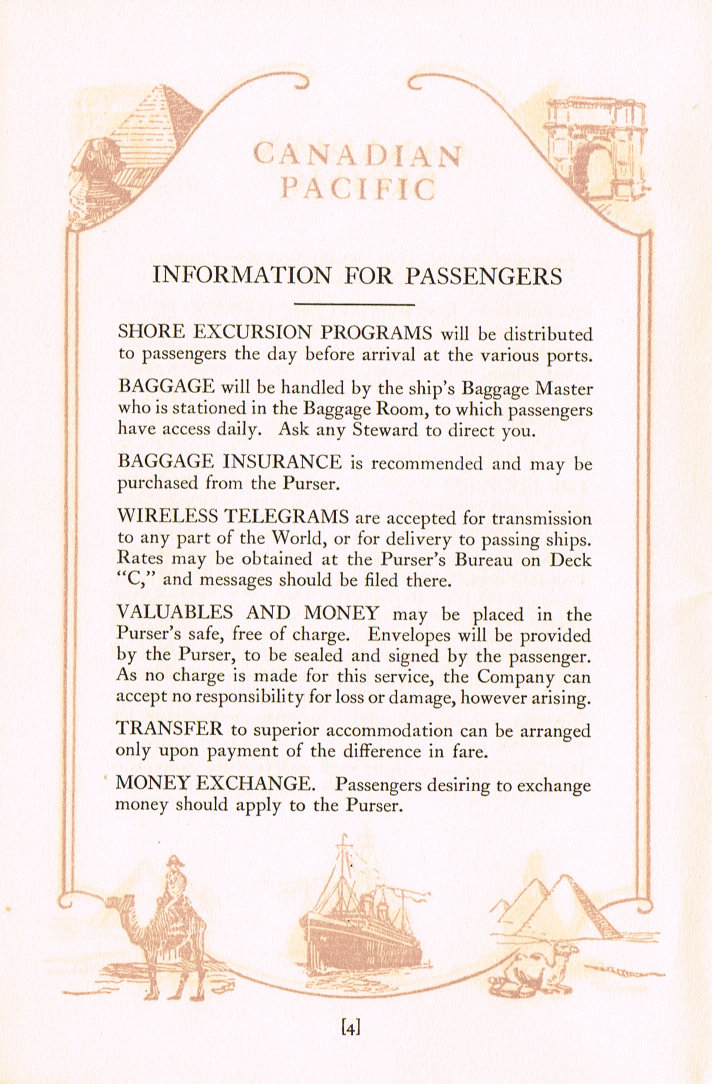 Passenger List: Page 4