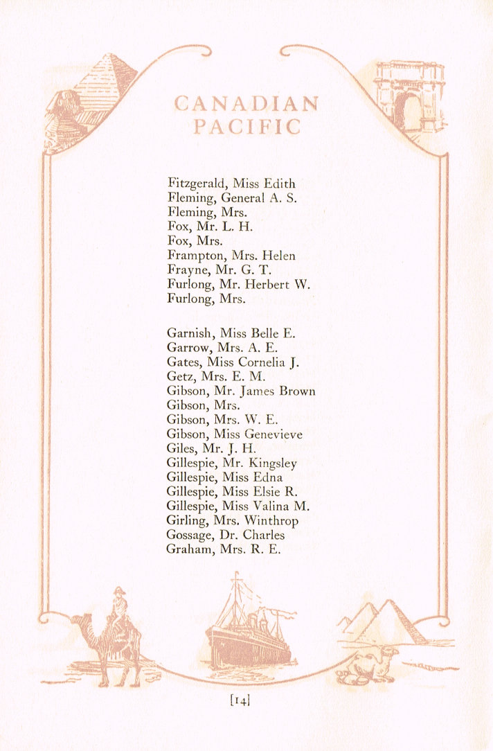 Passenger List: Page 14