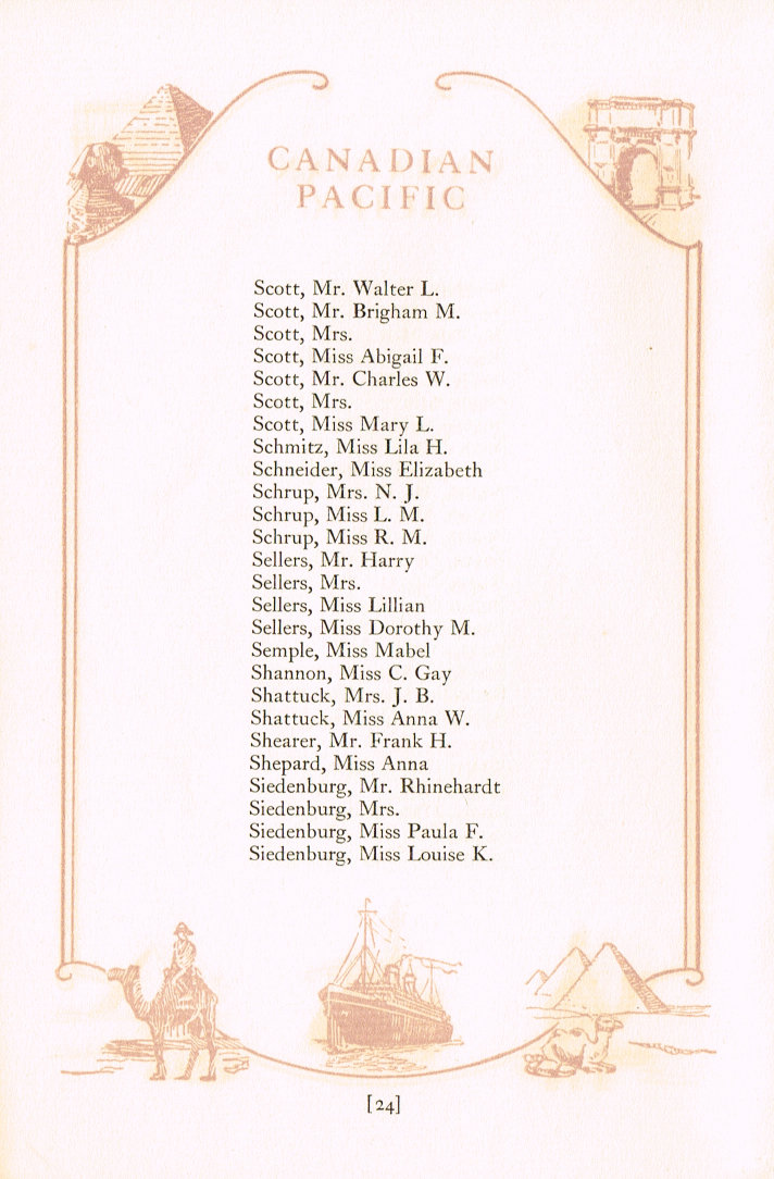 Passenger List: Page 24