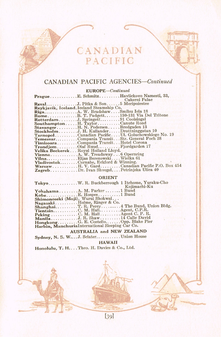 Passenger List: Page 39