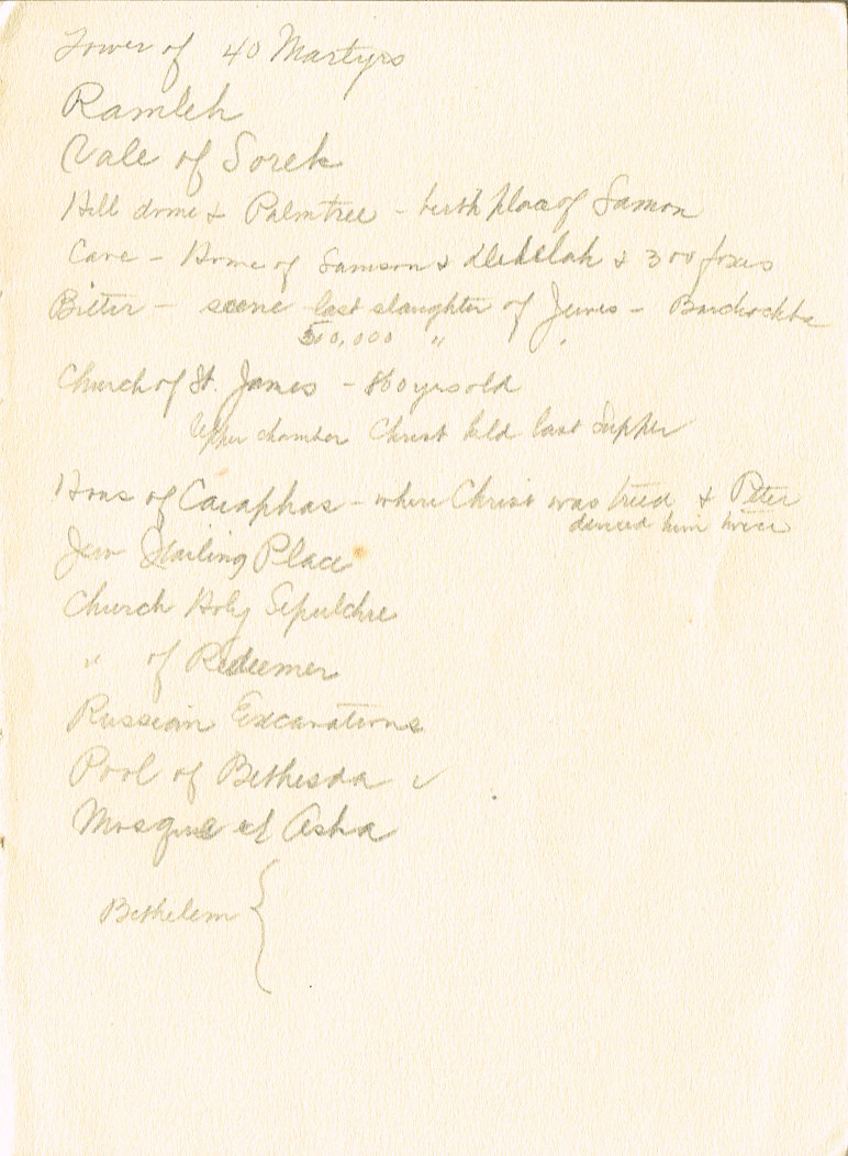 Shore Excursions in Palestine: Page 7