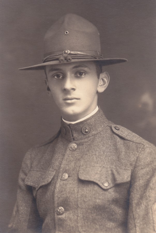 Norm Sr in uniform