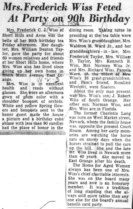1954-03-14-Lottie-90th-birthday-NEN