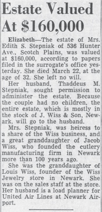 Edith-Wiss-Sinon-Courier-News-1959-04-04