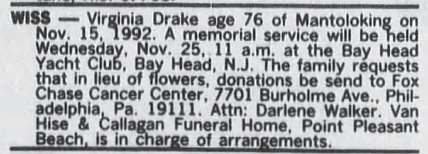 Ginnie-Wiss-Asbury-Park-Press-Notice-1992-11-17