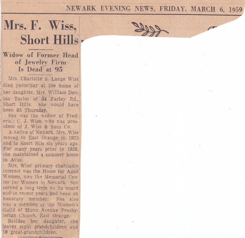 Lottie-obit-Newark-Evening-News