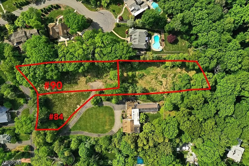 84 Farley Rd Short Hills aerial