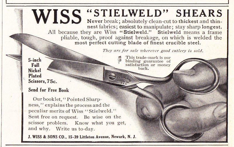 Ad: 1907-LHJ-Stielweld-Shears