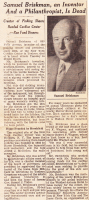 Briskman obit NYT Feb-16-1967