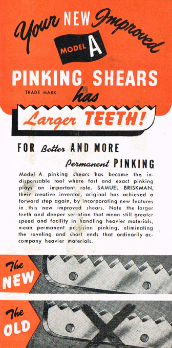 Pinking Shear Corp New Model A 1