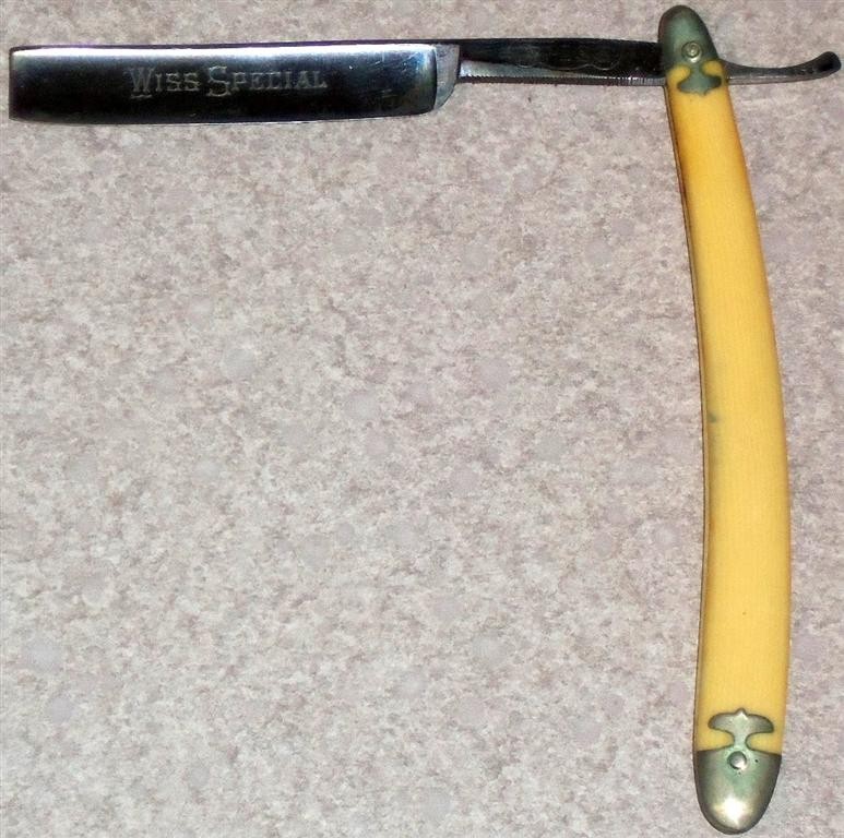 Wiss Special Imitation Ivory Oval Silver Tipped 464 3