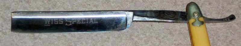 Wiss Special Imitation Ivory Oval Silver Tipped 464 4