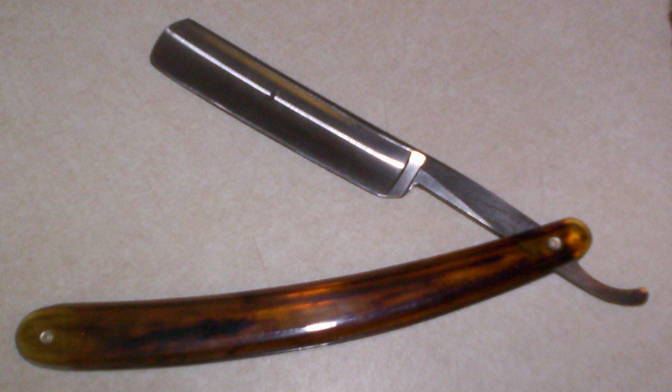 tortoise shell oval handle