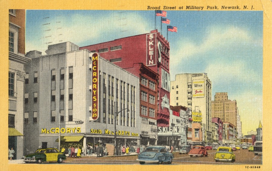 1953-Broad-St-at-Military-Park