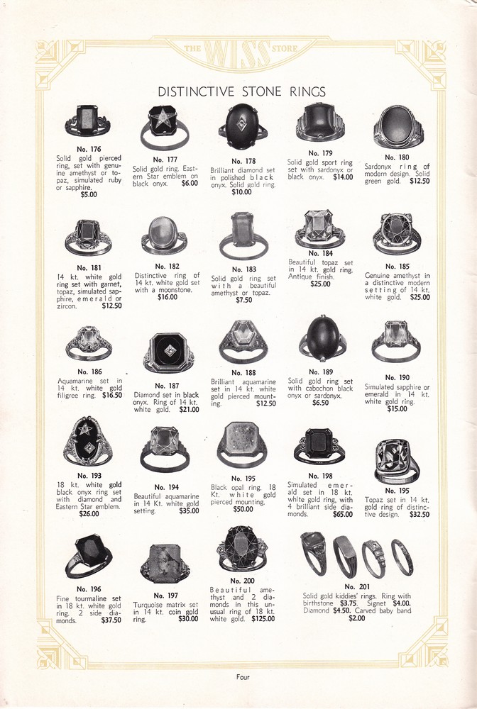 Wiss Sons: 1934 Mail Order Gift Book: Page 5