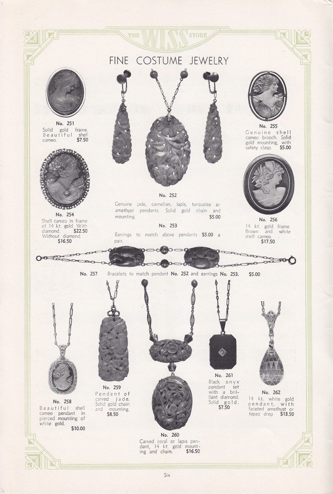 Wiss Sons: 1934 Mail Order Gift Book: Page 7