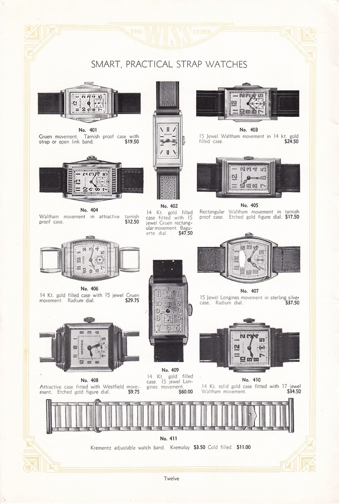 Wiss Sons: 1934 Mail Order Gift Book: Page 13
