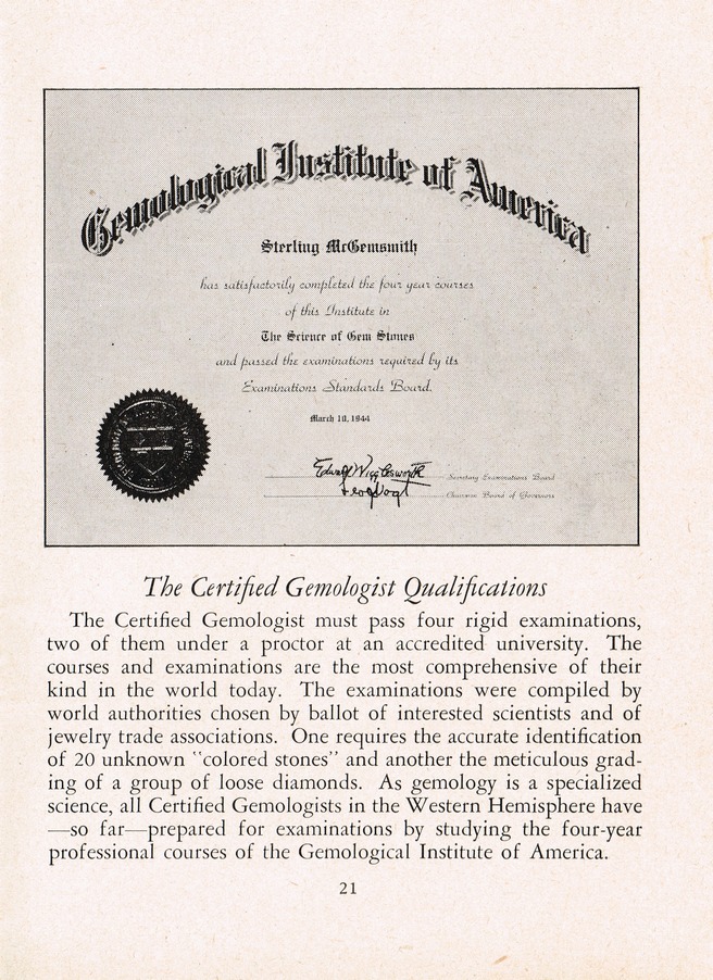 How Science Safeguards Your Purchase of Gems: Page 21