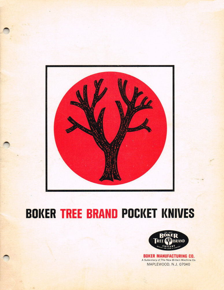 Boker Tree Brand 1966 Pocket Knives Catalog: Page 1