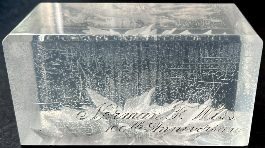 100th Ann lucite 3