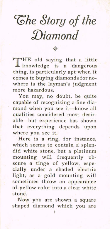 Story of the Diamond 01